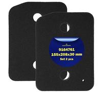 2x Sponge Filter for Tumble Dryer 208 x 155 x 30 mm 9164761 for Miele