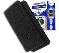 2x Sponge Filter for Tumble Dryer 229x100x13 mm DC62-00376A for Samsung