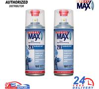 2x SprayMax 680065 2K Matt Finish Clear Coat Spray Aerosol 400ml Automotive