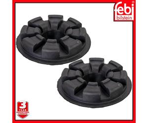 2x Spring Cap / Seats For Renault Clio KR MK3 MK4 Rear 2005 on Mount Febi 172625
