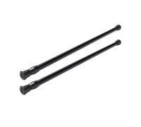 2X Spring Extendable Loaded Curtain Rail Pole Telescopic Bath Window Tension Rod,40-70cm