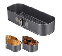 2x Springform Loaf Tin Cake Pan 31 cm Carbon Steel Set