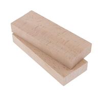 2X Square Wood Stick Block Unfinished Woodcraft Dowel Rod 15x40x105mm