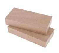 2X Square Wood Stick Block Unfinished Woodcraft Dowel Rod 20x50x105mm