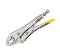 2x Stanley Locking Pliers Curved Jaw Silver 9Inch 084809 (15.18/Unit +Free Ship)
