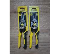 2x Stanley Straight Cut Aviation Snips 2-14-563 FatMax