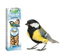 2x Stick for Wintering Bird Seed Energy Birds Food 115g with Nuts with Hooks Outdoor Sticks Pack of Two Wild Birds Treats Parrots Budgie Parakeets Snacks