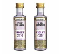2X Still Spirits Top Shelf Violet Gin Essence Flavours 2.25L