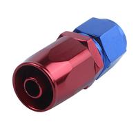 2X STRAIGHT Turbo Oil Feed Hose Fitting:AN6 8mm