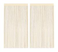 2x String Curtains Room Divider Background 100/140x250 cm Multi Colours vidaXL