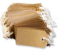 2X Strung Tag 70x35mm Buff (Pack of 1000)