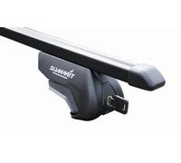 2X Summit Premium Roof Rack Cross Bars Carrier Steel Railing Lockable 1.35M