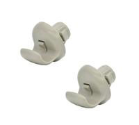 2X Sun Visor Clips Fastener Clip Retainer Gray, for NISSAN, for Xterra Pulsar C13, for Micra, K12 Note E11 E12 Leaf ZE0 ZE1, for Teana J31 Maxima Sun Visor Clip