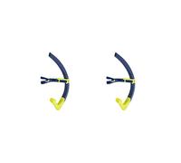 2X Swimming Training Snorkel Tube,Front Breathing Tube Center Mount Silicone Mouthpiece Adult Freestyle Breathing Tube B