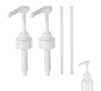 2x Syrup Pump for Monin Glass Bottle 1000ml, Universal Syrup Pump Dispenser