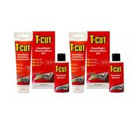 2X T-Cut Headlight Restoration Kit Polishing Compound & Restorer Sealant X 12