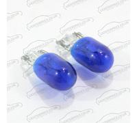2x T10 Xenon Blue Halogen Filament 501 W5W Side Light Bulbs Capless 12v