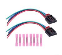 2x Tail Light Wiring Harness 5-Pin Connector Repair Kit | Secure 5-pin connection, prevents flickering, fits multiple models, durable metal contacts, quick fix