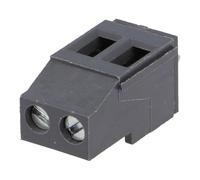 2X TB-5.0-P-2P2-GY PCB Terminal Block Angled 90° 5mm Ways: 2 on PCBs 0.5-4mm2 NI