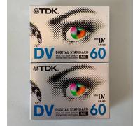 2x TDK DV Digital Standard 60/90min MiniDV Digital Video Cassette Tape Mini NEW