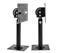 2X Telescopic Speaker Wall Ceiling Mount Stand Adjustable Swivel Tilt Bracket
