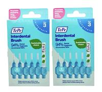 2x TePe Dental Easypick Interdental 6x Brush Toothpicks & Case Size 3 (0.6mm)