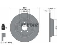 Textar 92292503 Brake Disc