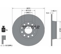 Textar 92224903 Brake Disc