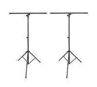 2x Thor LS002 Lighting Stand Tripod T-Bar for Light Effects DJ Disco 2.8M Height