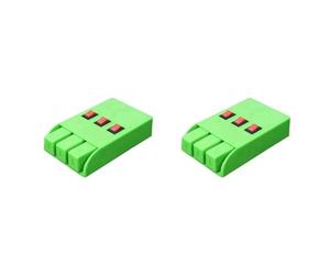 2X Three Way Parallel Lasers Light Source Set for Students and Educators 10x6cm Physics Optical Experiment Equipment