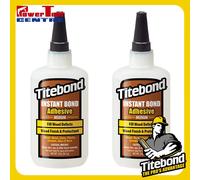 2x Titebond 6211 2oz Instant Bond Adhesive Medium for Wood Metal Glass Ceramic