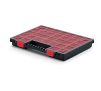 2x Tool Organizer Compartment Box NORB 40 Work Accessories Screws Nails 21 Slots