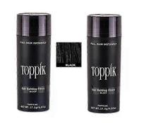 2x Toppik Large - 27.5g - Black - Black