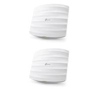 2x TP Link EAP245 Omada 1750Mbps Wireless Ceiling Mount Access Points Omada App