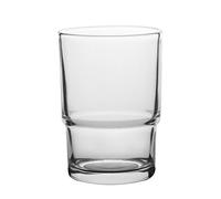 2x Transparent Glass Tumbler Toothbrush Mug Replacement Universal Spare For Bathroom Accessories (Transparent)