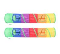 2X Tunnel Pet Tube Collapsible Play Toy Indoor Outdoor Kitty Puppy Toys for Puzzle Exercising Training