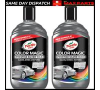 2X Turtle Wax Color Magic Prestige Silver Wax - 500ml