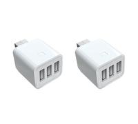 2X Tuya Smart Zigbee 3 USB Adaptor Switch 5V Mini USB Power Adaptor Smart Life Control Via Yandex
