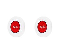 2X Tuya ZigBee SOS Button Sensor Alarm Wireless Emergency Help Switch Alarm Tuya Smart Life Remote Control