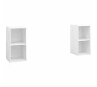 vidaXL TV Cabinet Set 2 pcs Old Wood 107 x 35 x 37 cm Engineered Wood