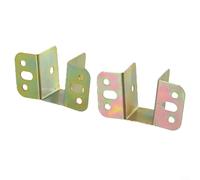 2X U Shape Bed Connecting Brackets for Centre Beam Fixing, Metal Support Components Designed for Stable Bed Frame Connection (30mm )
