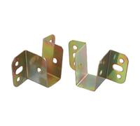 2X U Shaped Bed Connecting Connector Brackets Fixings Components Centre Support(20mm)