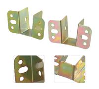 2X U Shaped Bed Connecting Connector Brackets Fixings Components Centre Support(40mm)