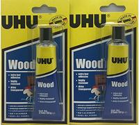 2X UHU Resistant Wood Adhesive Glue 37585 (27ML / 30G)