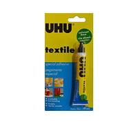 2X UHU textile solvent free fabric glue 19ml