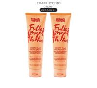 2x Umberto Giannini FULLER LONGER THICKER Density Filler Styling Cream 2x150ml