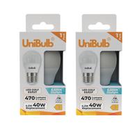 2X Unibulb Led Golf Ball E27 470Lm 4.2W 6500K (Daylight) Light Bulb - Pack Of 1
