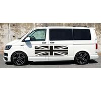 2X Union Jack Decals Compatible with Van VW Volkswagen Transporter Camper Van vw20