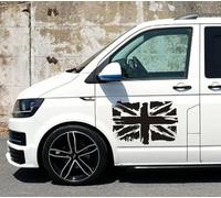 2X Union Jack Decals Compatible with Van VW Volkswagen Transporter Camper Van vw42