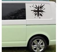 2X Union Jack Splat Car/Van Camper Caravan Decal Sticker Vinly Graphics vw11
